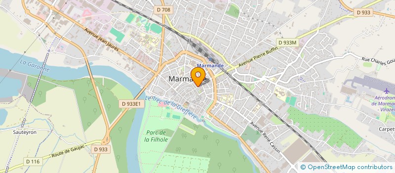 localisation de l'entreprise MONSIEUR PATRICE BRUN  MARMANDE