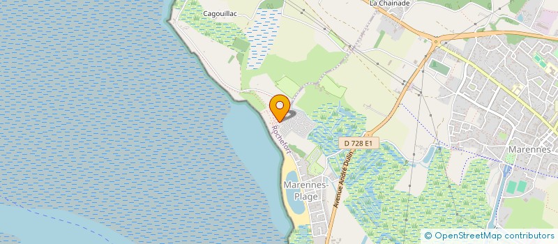 localisation de l'entreprise MONSIEUR PATRICE BRUNET  MARENNES-HIERS-BROUAGE