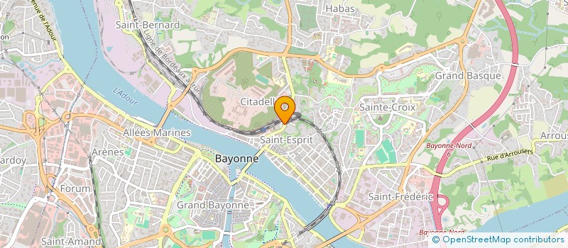 localisation de l'entreprise MONSIEUR PATRICE BUENO à BAYONNE