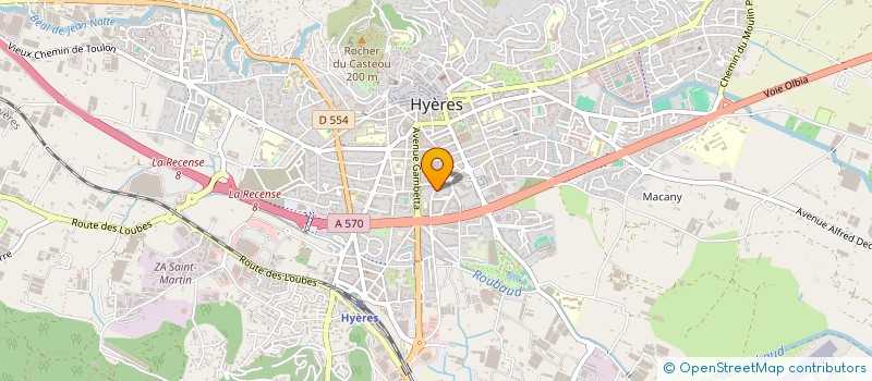 localisation de l'entreprise MONSIEUR PATRICE BUILS  HYERES