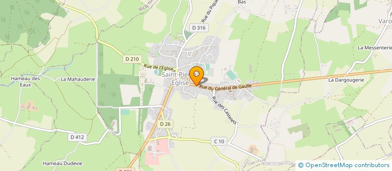 localisation de l'entreprise MONSIEUR PATRICE CABART  SAINT-PIERRE-EGLISE