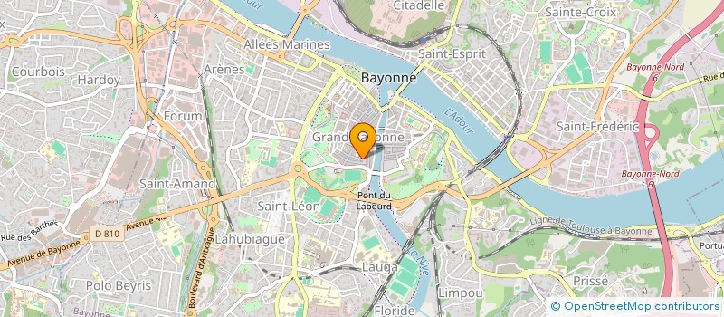 localisation de l'entreprise MONSIEUR PATRICE CABE à BAYONNE