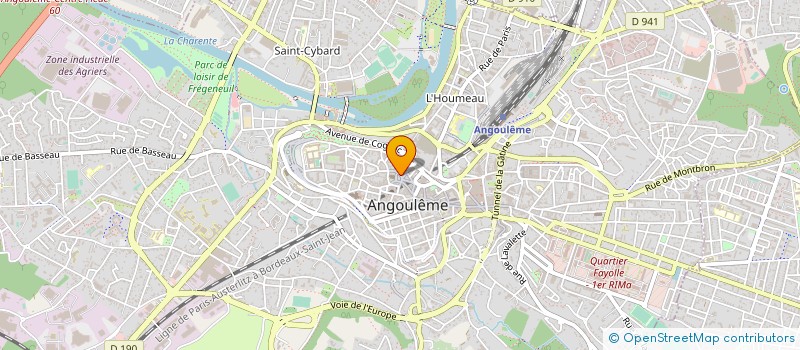 localisation de l'entreprise MONSIEUR PATRICE CABLAT à ANGOULEME