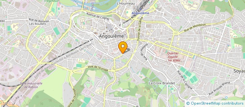 localisation de l'entreprise MONSIEUR PATRICE CABROL à ANGOULEME