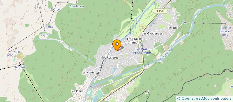 localisation de l'entreprise MONSIEUR PATRICE CACHAT  CHAMONIX-MONT-BLANC