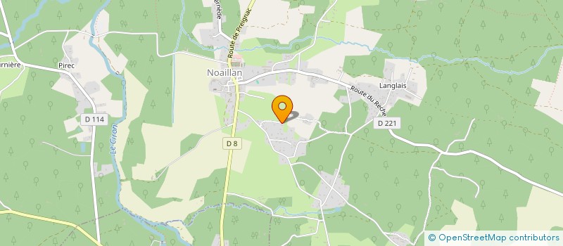 localisation de l'entreprise MONSIEUR PATRICE CADIC  NOAILLAN