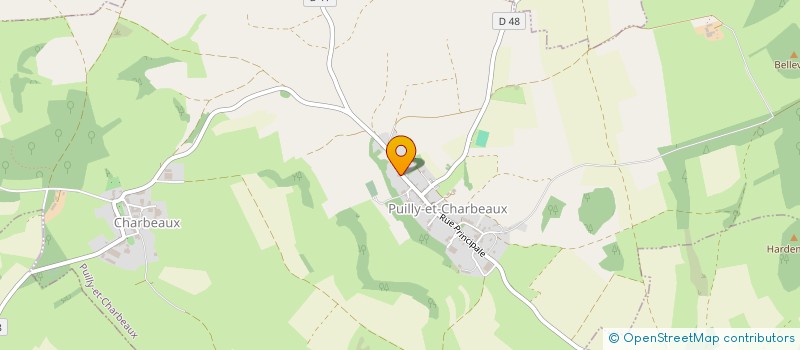 localisation de l'entreprise MONSIEUR PATRICE CADIN  PUILLY-ET-CHARBEAUX