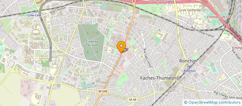 localisation de l'entreprise MONSIEUR PATRICE CAEL à LILLE