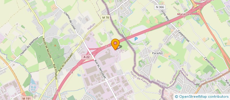 localisation de l'entreprise MONSIEUR PATRICE CAILLEAUX  NEUVILLE-EN-FERRAIN