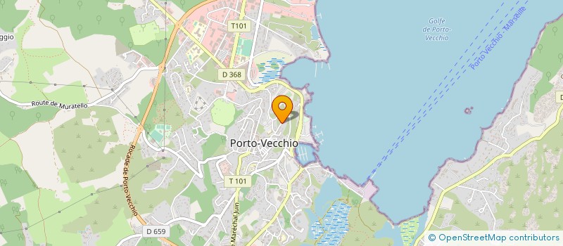 localisation de l'entreprise MONSIEUR PATRICE CALLIGARO à PORTO-VECCHIO
