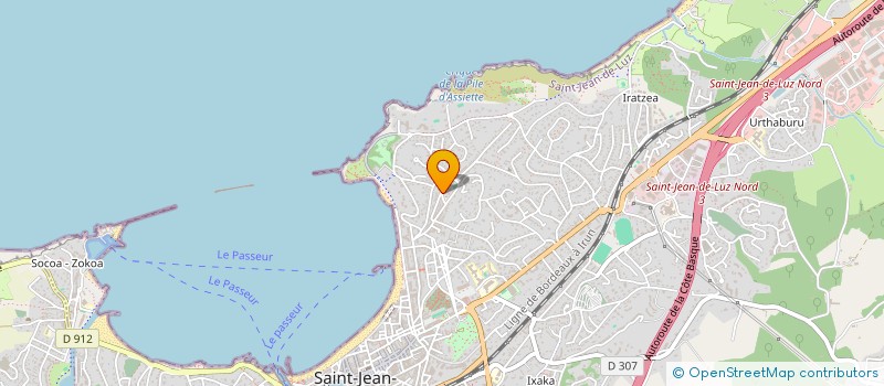 localisation de l'entreprise MONSIEUR PATRICE CANO à SAINT-JEAN-DE-LUZ