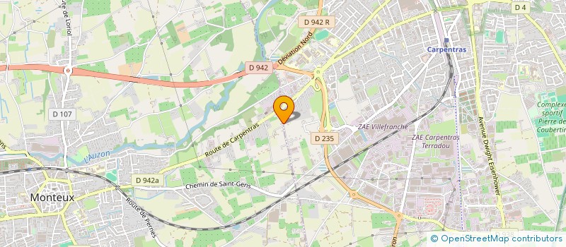 localisation de l'entreprise MONSIEUR PATRICE CAPEAU  PERNES-LES-FONTAINES