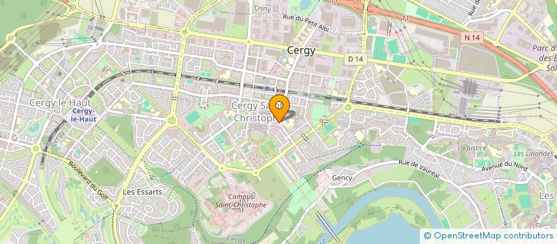 localisation de l'entreprise MONSIEUR PATRICE CAPRON  CERGY