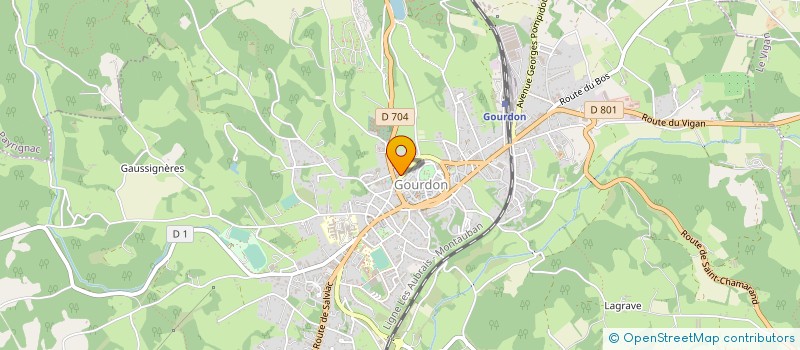 localisation de l'entreprise MONSIEUR PATRICE CAPY  GOURDON