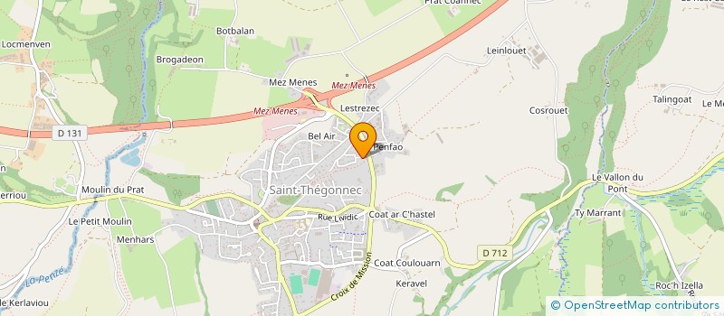 localisation de l'entreprise MONSIEUR PATRICE CARADEC à SAINT-THEGONNEC LOC-EGUINER