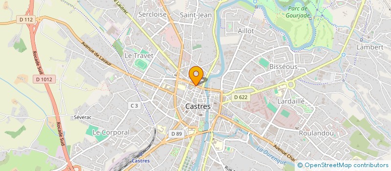 localisation de l'entreprise MONSIEUR PATRICE CARNEAU à CASTRES