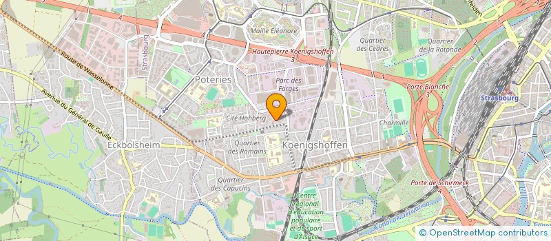 localisation de l'entreprise MONSIEUR PATRICE CARON à STRASBOURG