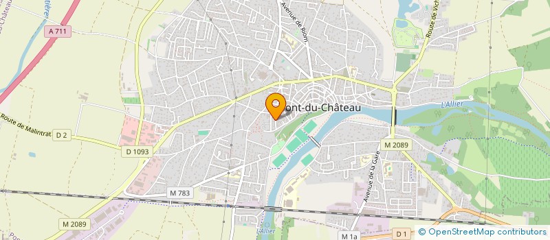 localisation de l'entreprise MONSIEUR PATRICE CARPENTIER  PONT-DU-CHATEAU