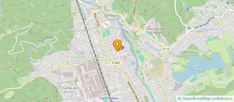 localisation de l'entreprise MONSIEUR PATRICE CARRE  BELFORT