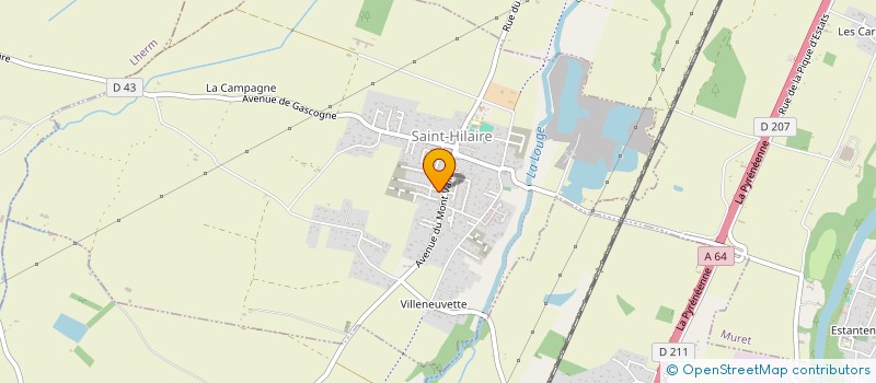 localisation de l'entreprise MONSIEUR PATRICE CARRERE  SAINT-HILAIRE