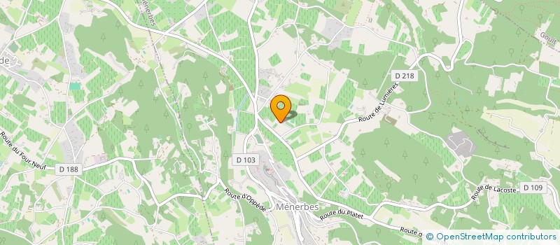 localisation de l'entreprise MONSIEUR PATRICE CARRIOL  MENERBES