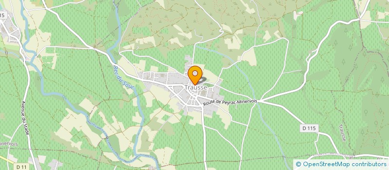 localisation de l'entreprise MONSIEUR PATRICE CARTIER  CAUNES-MINERVOIS