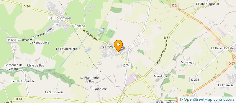 localisation de l'entreprise MONSIEUR PATRICE CASROUGE  GRATOT