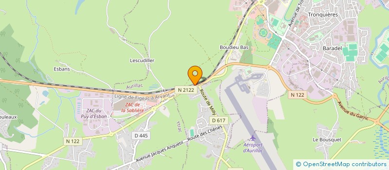 localisation de l'entreprise MONSIEUR PATRICE CASTAGNE à AURILLAC
