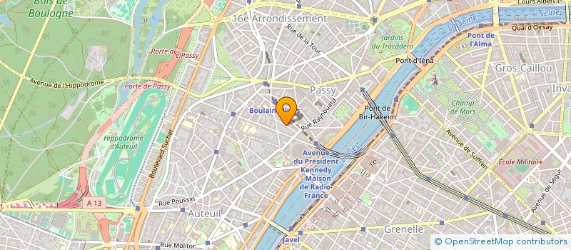 localisation de l'entreprise MONSIEUR PATRICE CASTELLLANE à PARIS