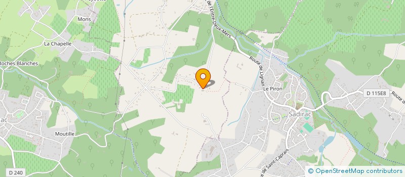 localisation de l'entreprise MONSIEUR PATRICE CASTERA  LIGNAN-DE-BORDEAUX