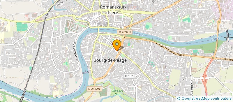 localisation de l'entreprise MONSIEUR PATRICE CATHAUD  BOURG-DE-PEAGE