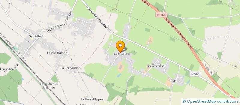 localisation de l'entreprise MONSIEUR PATRICE CATINAULT à PRINQUIAU