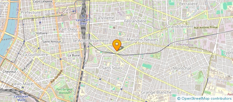 localisation de l'entreprise MONSIEUR PATRICE CAVALIER  LYON