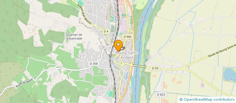 localisation de l'entreprise MONSIEUR PATRICE CAVALLERO  BOURG-SAINT-ANDEOL