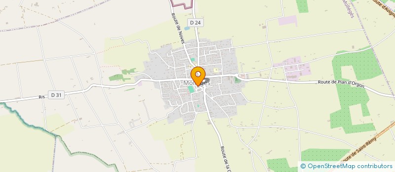 localisation de l'entreprise MONSIEUR PATRICE CERVEAU  MOLLEGES