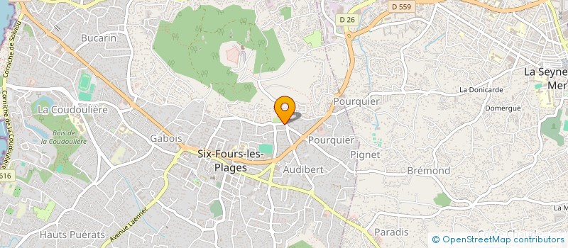 localisation de l'entreprise MONSIEUR PATRICE CESAR à SIX-FOURS-LES-PLAGES