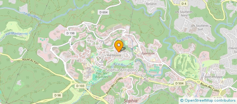 localisation de l'entreprise MONSIEUR PATRICE CHABOD  VALBONNE