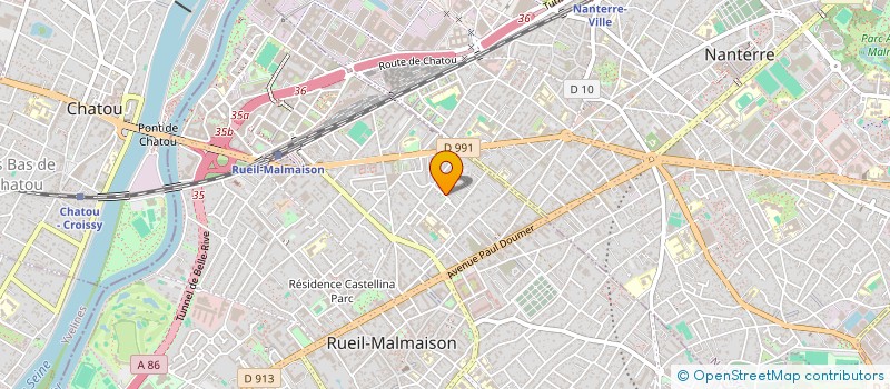 localisation de l'entreprise MONSIEUR PATRICE CHAIGNE à RUEIL-MALMAISON