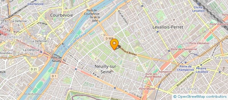 localisation de l'entreprise MONSIEUR PATRICE CHAINET à NEUILLY-SUR-SEINE