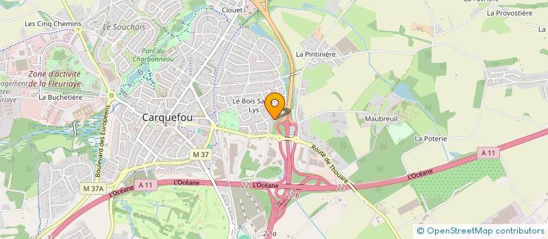 localisation de l'entreprise MONSIEUR PATRICE CHAMPARE à CARQUEFOU