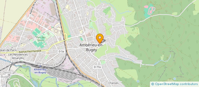 localisation de l'entreprise MONSIEUR PATRICE CHAMPLONG à AMBERIEU-EN-BUGEY