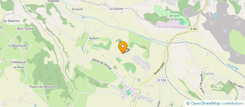 localisation de l'entreprise MONSIEUR PATRICE CHANARZ à CARLUS