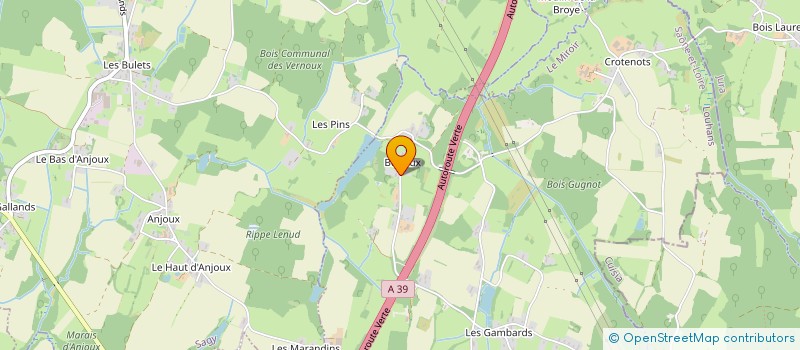 localisation de l'entreprise MONSIEUR PATRICE CHANOIS  LE MIROIR