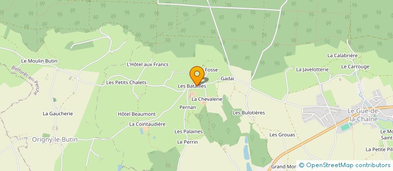 localisation de l'entreprise MONSIEUR PATRICE CHANTRAULT à VAL-AU-PERCHE