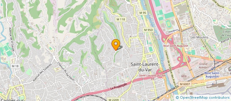 localisation de l'entreprise MONSIEUR PATRICE CHARBIT  SAINT-LAURENT-DU-VAR
