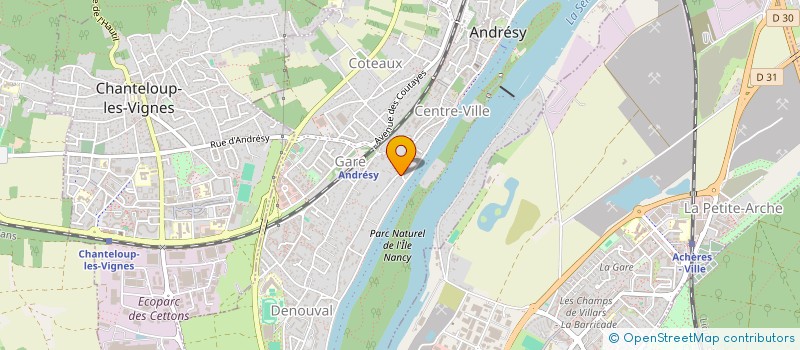 localisation de l'entreprise MONSIEUR PATRICE CHARBON  CHANTELOUP-LES-VIGNES