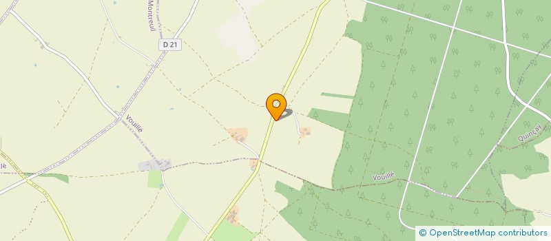 localisation de l'entreprise MONSIEUR PATRICE CHARBONNEAU  VOUILLE