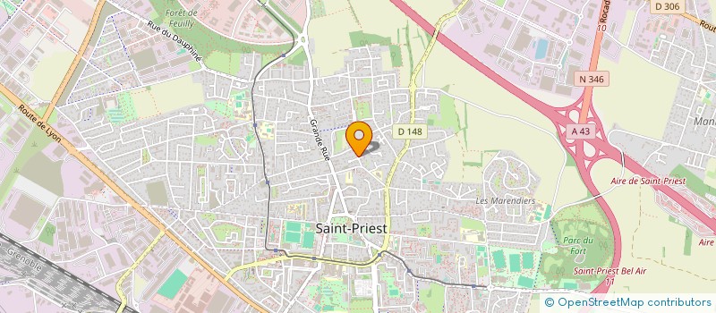 localisation de l'entreprise MONSIEUR PATRICE CHARBONNIER  SAINT-PRIEST