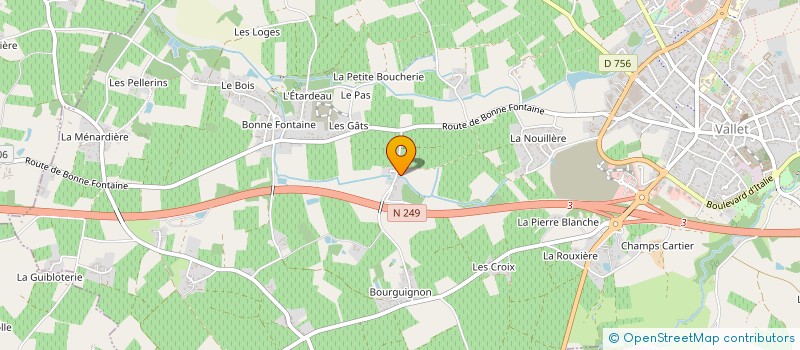 localisation de l'entreprise MONSIEUR PATRICE CHARLES  VALLET