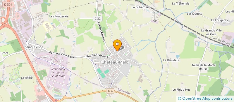 localisation de l'entreprise MONSIEUR PATRICE CHARLOT  SAINT-MALO